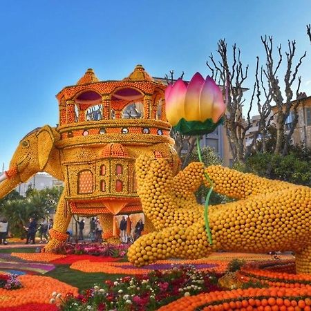 Menton Studio Face Au Jardin Bioves Fetes Des Citrons 3Min De La Mer Apartment Ngoại thất bức ảnh